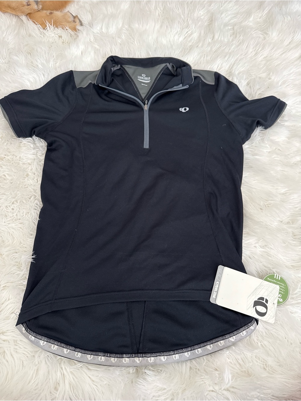 Pearl Izumi Black and Gray Performance Cycling Jersey